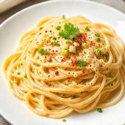 매콤 대파 크림치즈 파스타