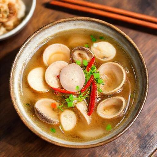 맑은 조개 매운탕 (담백한 맛)