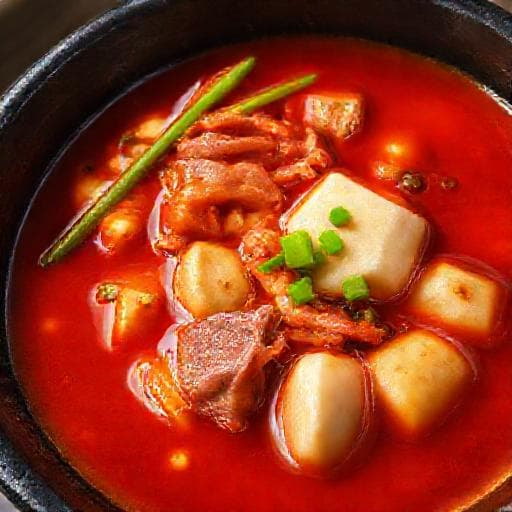 순두부 차돌박이 짜글이