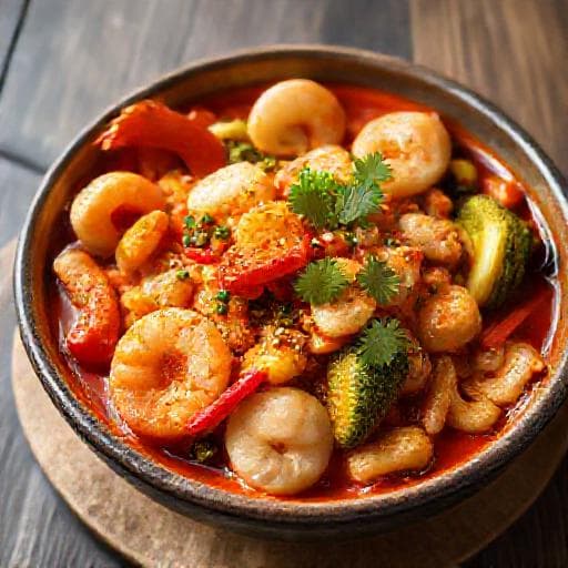매콤 해물찜 (퓨전 스타일)