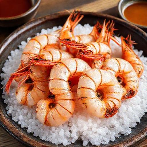 전통 새우 소금구이