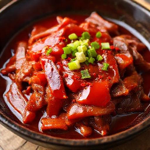 매콤 아롱사태찜