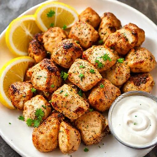 Schnelles Hähnchen-Souvlaki aus der Pfanne