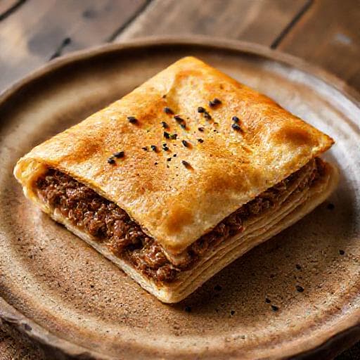 Klassischer Rinderhackfleisch-Börek