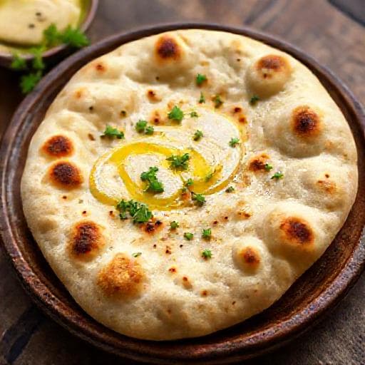 Klassisches Butter Naan