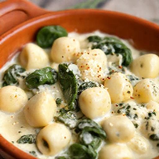 Gnocchi-Auflauf mit Spinat und Ricotta (Italienischer Twist)
