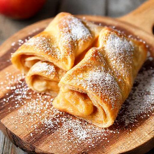 Schneller Apfelstrudel aus dem Glas