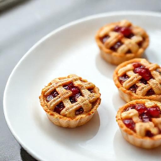 Schnelle Linzer-Art Tartelettes