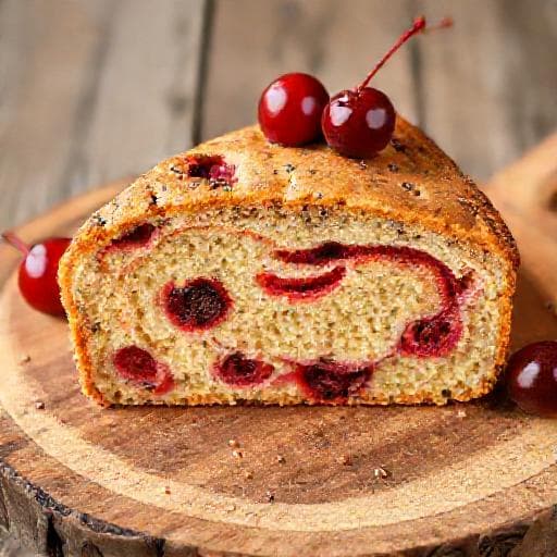 Schneller Kirsch-Mohn-Kuchen