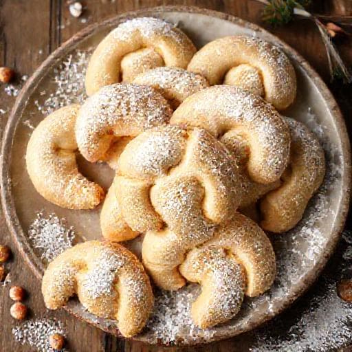 Klassische Vanillekipferl
