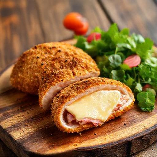 Schnelles Cordon Bleu aus dem Ofen