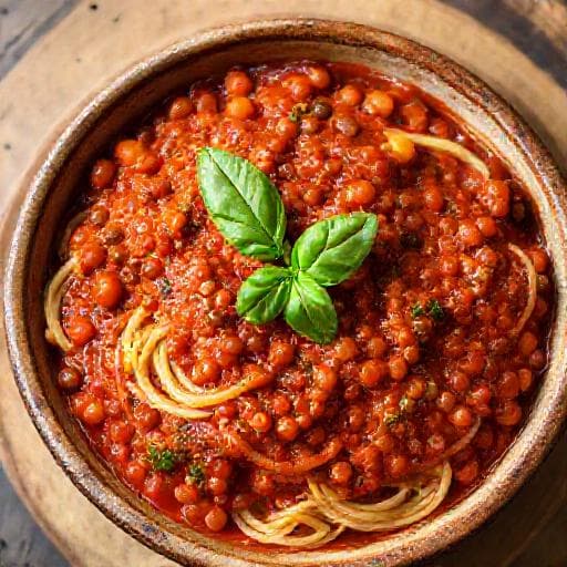 Klassisk Linsebolognese