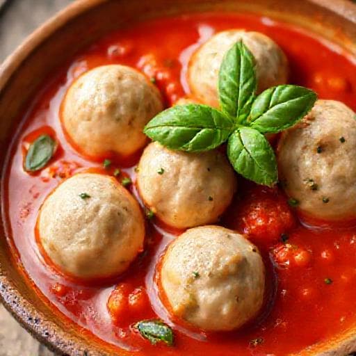 Polpette al Sugo con Ricotta e Basilico