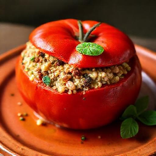 Pomodori Ripieni di Riso e Tonno alla Siciliana