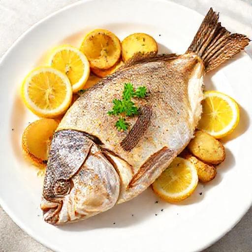 Orata Veloce al Forno con Patate e Limone