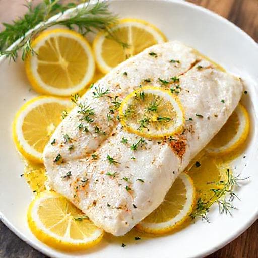 Merluzzo al Forno Veloce con Limone ed Erbe