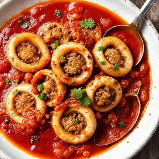 Calamari Ripieni alla Romana