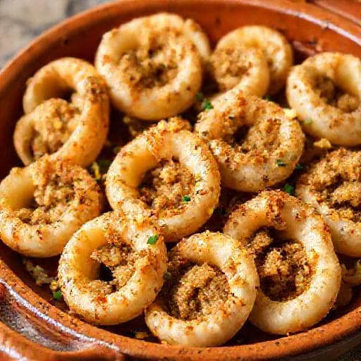 Calamari Ripieni Semplici al Forno