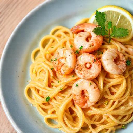 Passatelli al Limone e Gamberi