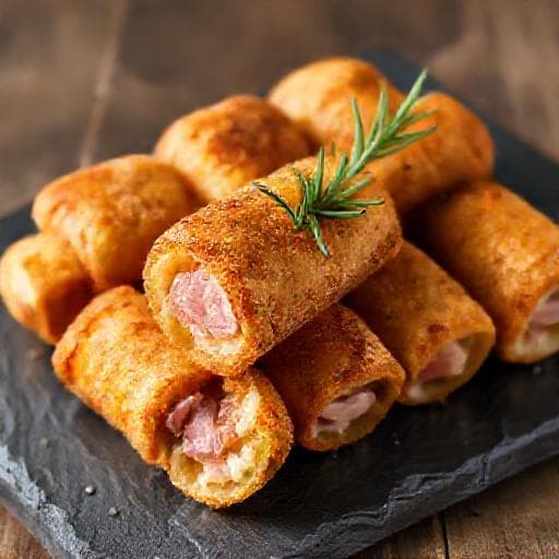 Crocchette di Patate e Prosciutto Cotto