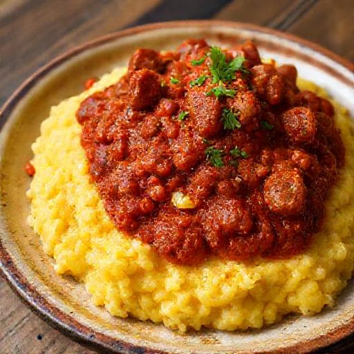Polenta con Salsiccia Tradizionale