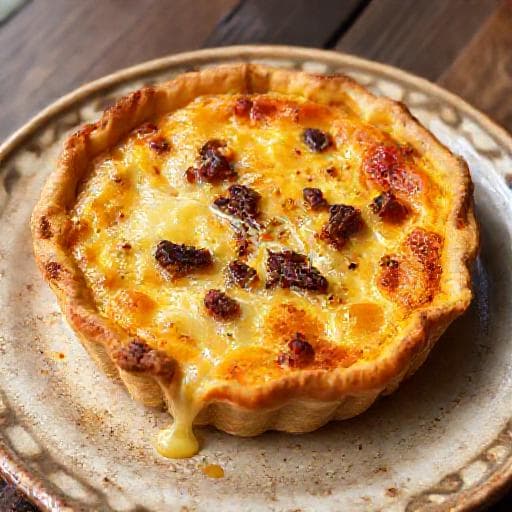 Quiche Lorraine con Reblochon