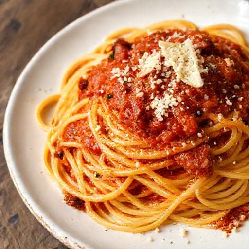 Spaghetti all'Amatriciana Tradizionale