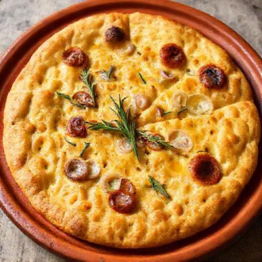 Farinata con Rosmarino e Cipolla