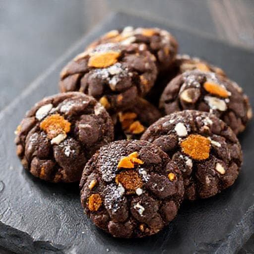 Ricciarelli al Cioccolato e Arancia