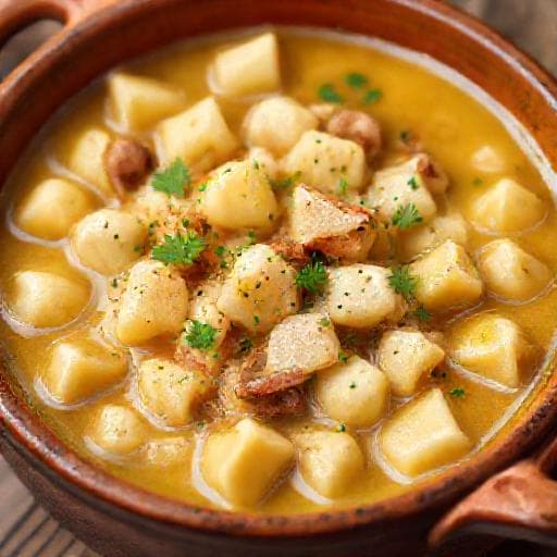 Pasta e Patate con Provola Tradizionale