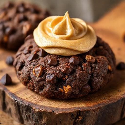 Biscotti Crumble al Cioccolato e Burro d'Arachidi