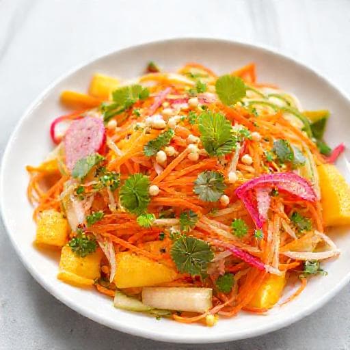 Gỏi Xoài Thanh Long (Mango and Dragon Fruit Salad)