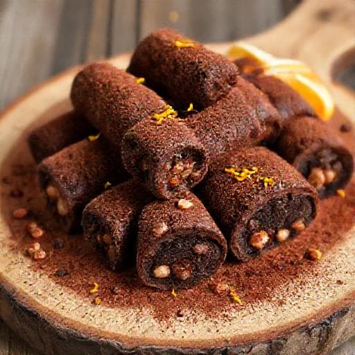 Spiced Sô-cô-la Dubai with Orange Zest