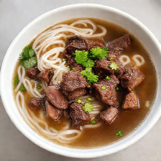 Phở Bò Nạm (Hanoi Beef Noodle Soup with Braised Brisket)
