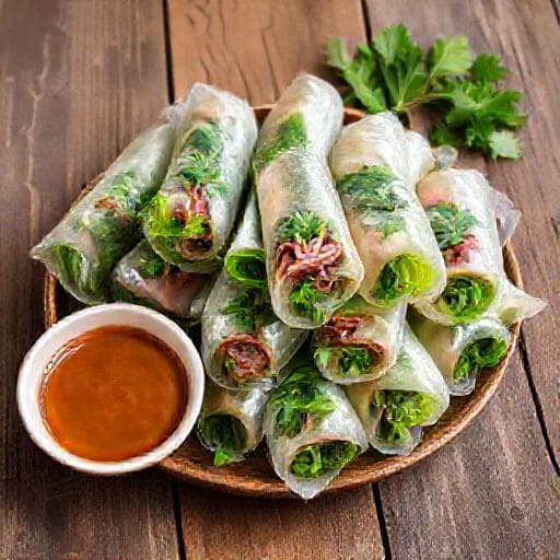 Phở Cuốn (Fresh Spring Rolls)