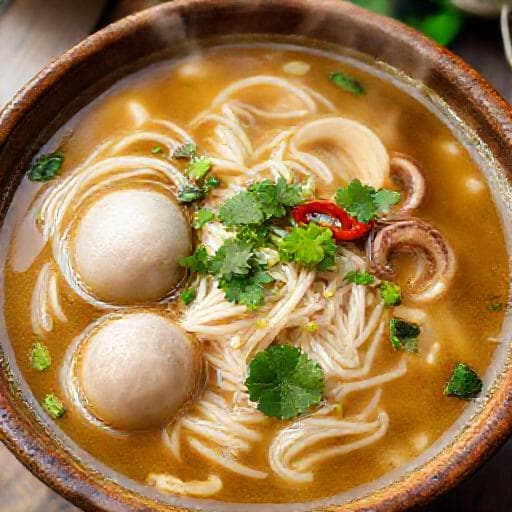 Bún Mọc (Traditional Vietnamese Pork and Mushroom Noodle Soup)