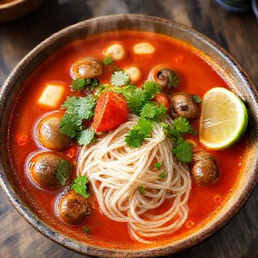 Bún ốc (Classic Snail Noodle Soup)