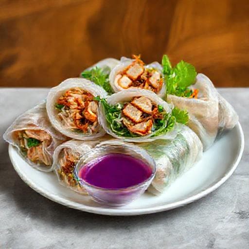 Bún Đậu Mắm Tôm Cuốn (Rolls)