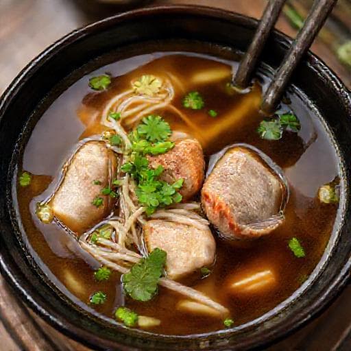 Miến Ngan Tiềm Thuốc Bắc (Duck Glass Noodle Soup with Chinese Herbal Broth)