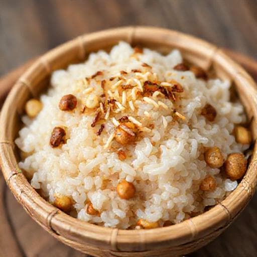 Xôi Lạc (Sticky Rice with Peanuts)
