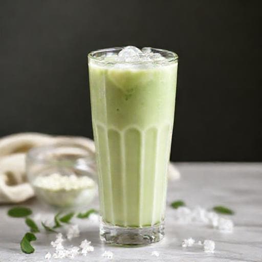 Quick & Easy Cốm Sữa (Simplified Green Rice Drink)