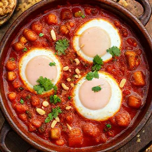 Shakshuka aux Épices Marocaines