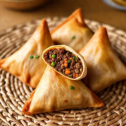Samoussas au Bœuf et Légumes d'Inspiration Malgache