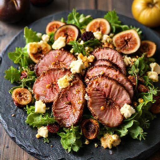 Salade Landaise Créative aux Fruits d'Automne