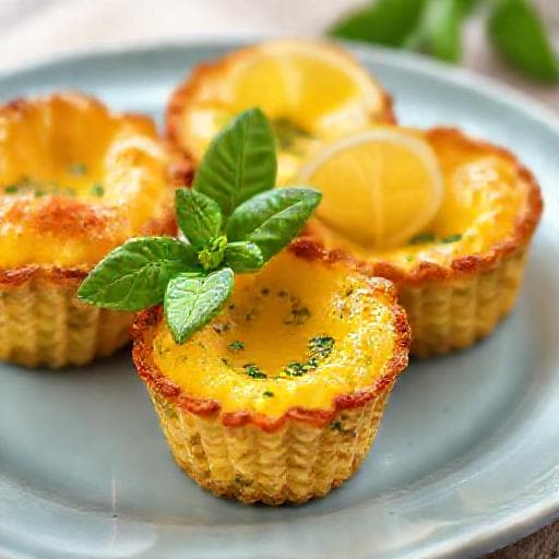 Canelés Bordelais au Citron et Basilic