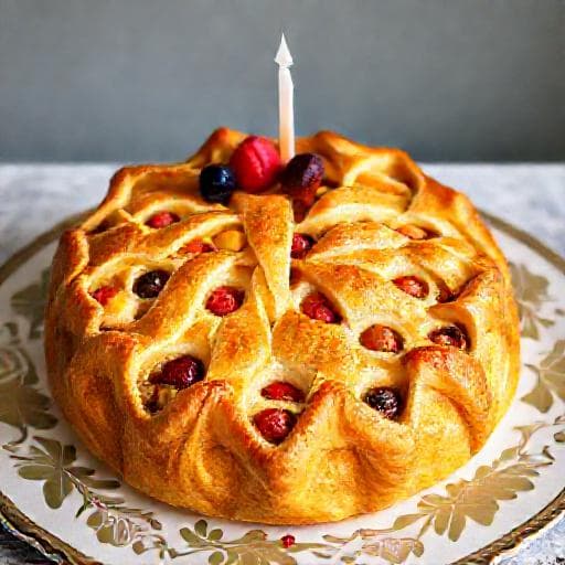 Galette des Rois à la Frangipane et aux Fruits Confits
