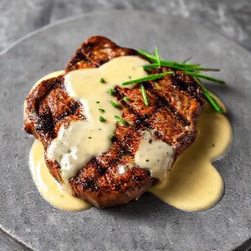 Entrecôte Sauce Béarnaise au Beurre Blanc