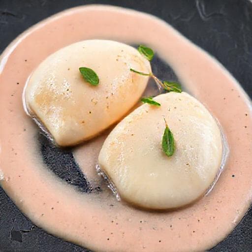 Quenelles de Brochet Sauce Nantua au Beurre Blanc