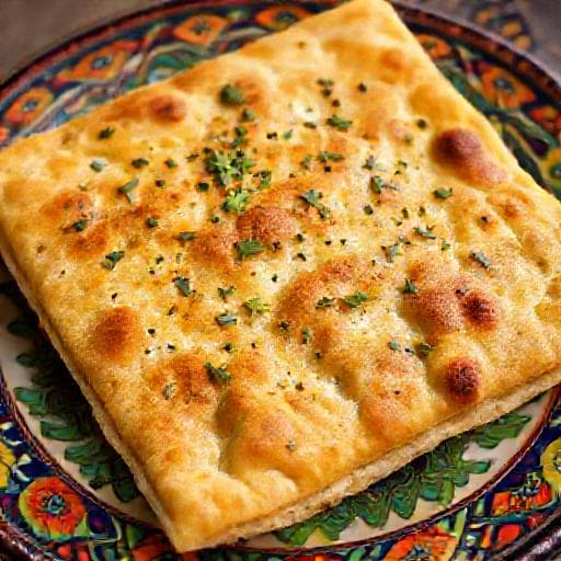 Msemen aux Herbes et Fromage