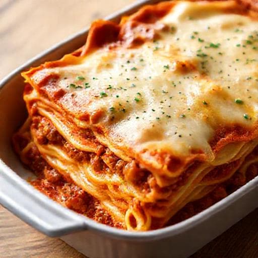 Rychlé Lasagne Bolognese